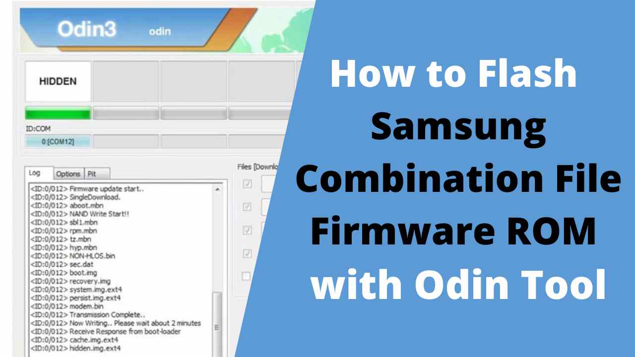 How to Flash Samsung Combination File Firmware ROM with Odin Tool